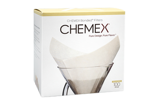 Box of Chemex filters, front
